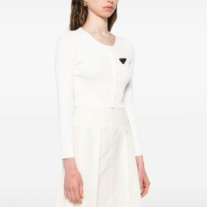 *프라다 골지 라운드가디건*