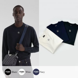 펜디 메탈 FF 크루넥 니트