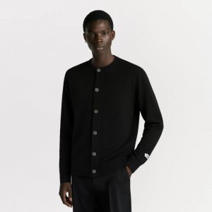 디올 파리 라벨 가디건