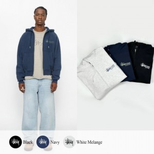 스투시 슈페리어 퀄리티 집업 후드