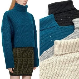 *마르지엘라 크롭 터틀넥니트*