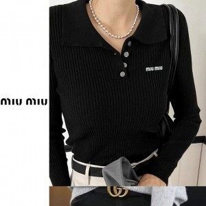 ☆[M] 버튼카라 골지니트