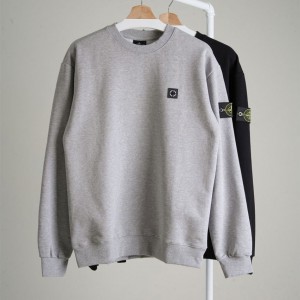 ? [STONE ISLAND] 스톤아일랜드 남성 사각로고 와팬패치 맨투맨 ?
