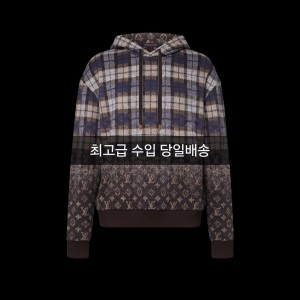 최고급 루이 모노그램 페이디드 플래드 후디