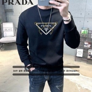 PRD 사슬 고길 패턴 삼각로고 맨투맨 (기모, 노기모 선택가능)