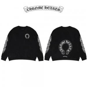 재입고!! 크*하* 홀스슈 플로랄 맨투맨(블랙)