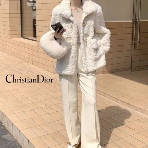 CD 보들 퍼 누빔 코트 (P)