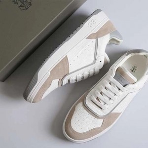 ? [BRUNELLO CUCINELLI] 브루넬로 쿠치넬리 스웨이드 레더 코트 스니커즈 ?
