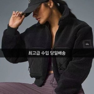 알ㄹ 테디 퍼 패치 보머 자켓