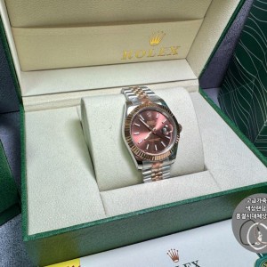 로 데이저스트 초콜렛다이얼 41mm 로즈골드