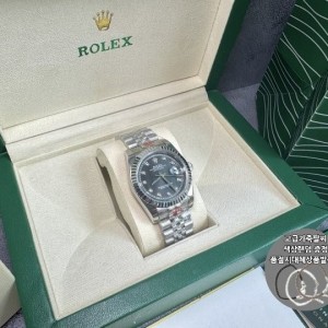 로 데이저스트 36mm 브라이트블랙 다이아세트