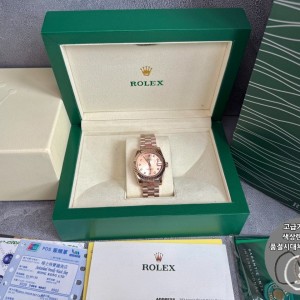 로 데이저스트 다이아 31mm 에버로즈골드