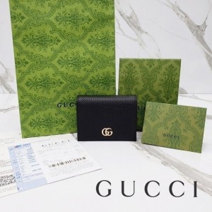 ☑️구* GG 마몬트 레더 카드 반지갑 ⚓544