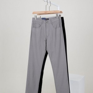 ? [PRADA] 프라다 남성 삼각 로고 슬림핏 코튼 팬츠 ?