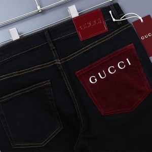 ? [GUCCI] 구찌 멀티 레이어드 코듀로이 포켓 데님 팬츠 ?