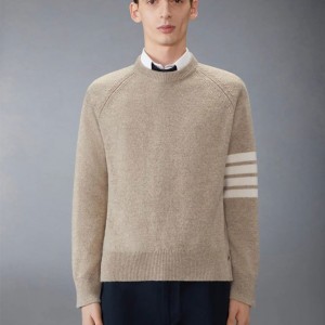 ? [THOM BROWNE] 톰브라운 셔틀랜드 4바 라운드 니트 ?