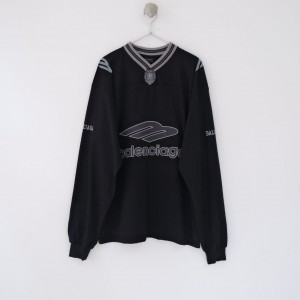 ? 발**** 26 3B 풋볼 V넥 롱슬리브 - 수입