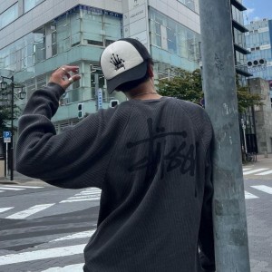 ? 스** 래글런 와플 써멀 롱슬리브 - 수입