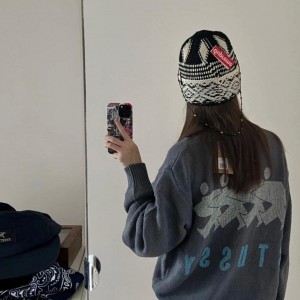 ? 스** 서프맨 아이콘 니트 - 수입