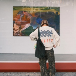 ? 스** 서프맨 아이콘 니트 - 수입