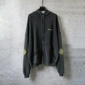 ? 발**** 패치 후드 집업