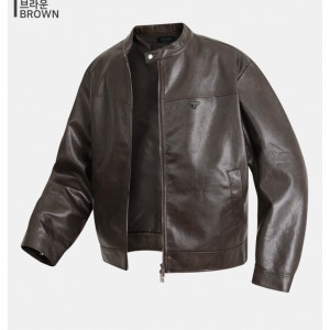 < 프(라)다 비건 레더 바이커 자켓 0118 >