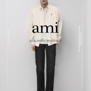 < 아(미) 와펜 오버핏 셔츠 0132 >