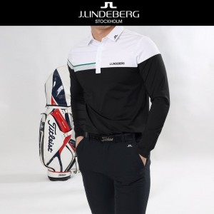 ?린드 하프배색 긴팔카라티?