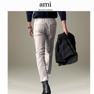 ?아x. 밴딩 로고 슬랙스?