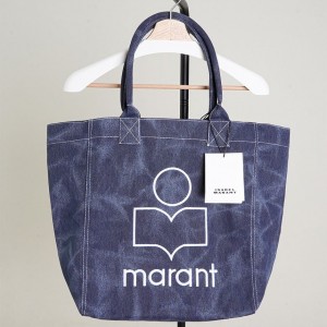 ? [ISABEL MARANT] 이자벨 마랑 마블 엔키 코튼 데님 토트 백 ?