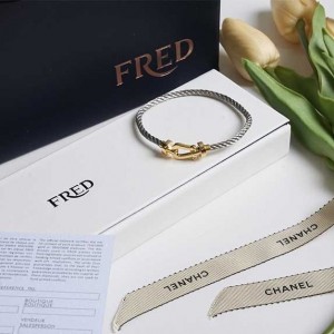 ? [FRED] 프레드 포스텐 브레이슬릿 팔찌 골드 ?