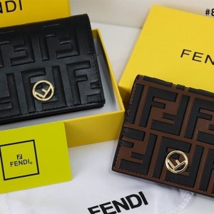 ? [FENDI] 팬디 FF 모티프 스몰 레더 반지갑 ?
