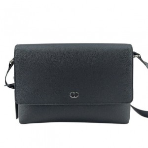 ? 디* CD Icon 플랩 스트랩백 블랙 매트 그레인 송아지 가죽 ❤풀박스❤️