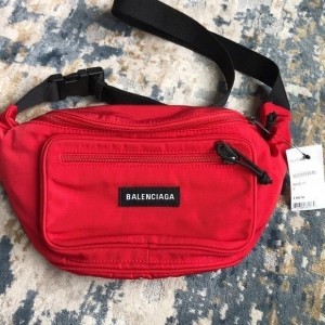 ? 발**** 익스플로러 블랙 캔버스 힙색 범백 벨트백